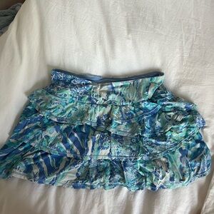Lilly Pulitzer Ruffle Atheltic Skirt